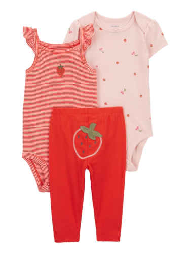 זוג בגדי גוף ומכנס תות