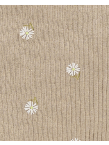 זוג בגדי גוף ומכנס פרחים קטנים