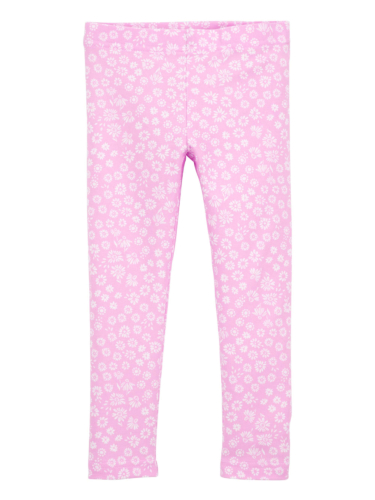 טייץ פרחים קטנים ורוד לבן