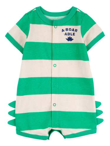 אוברול קצר פסים דינוזאור