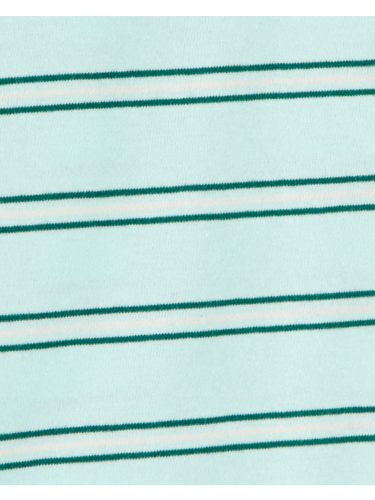 אוברול קצר פסים טורקיז
