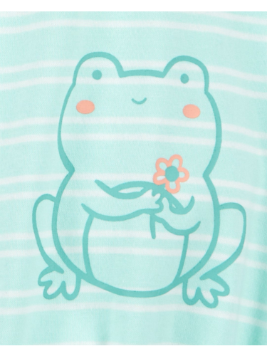 אוברול גופייה פסים צפרדע