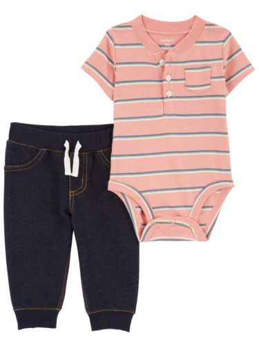 חליפת 2 חלקים האנלי פסים כתום