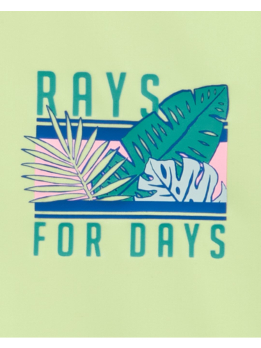 בגד ים 2 חלקים שרוול קצר פרחים