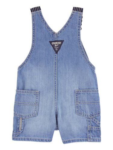 אוברול ג'ינס קצר רצועות