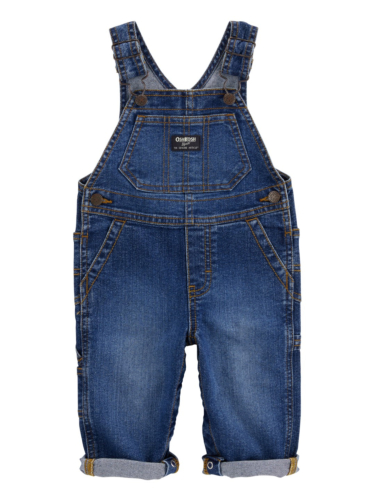 אוברול ג'ינס ארוך משופשף