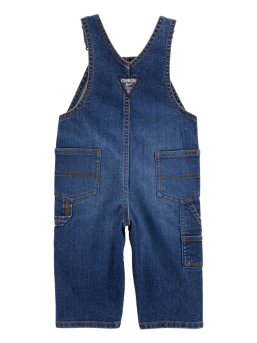 אוברול ג'ינס ארוך משופשף