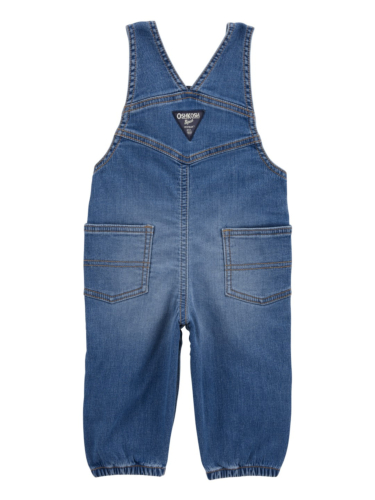 אוברול ג'ינס משופשף ארוך