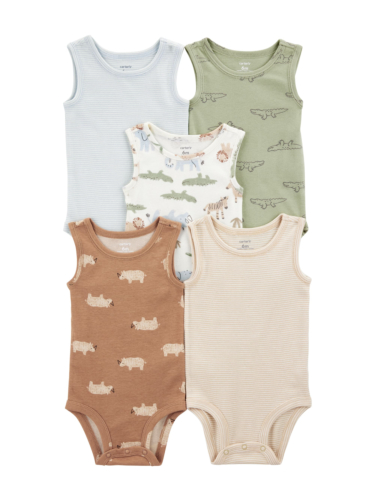 חמישיית בגדי גוף גופייה ספארי