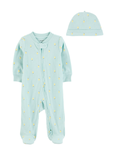 אוברול ארוך וכובע לימונים