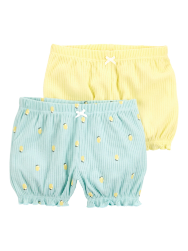 זוג מכנסיים קצרים לימונים