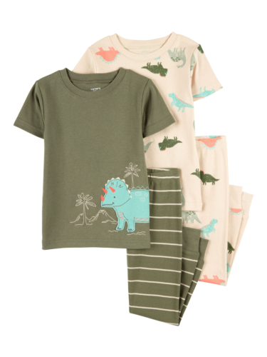 פיג'מה 4 חלקים דינוזאור