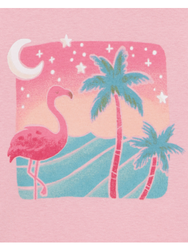 פיג'מה 4 חלקים קצרה פלמינגו