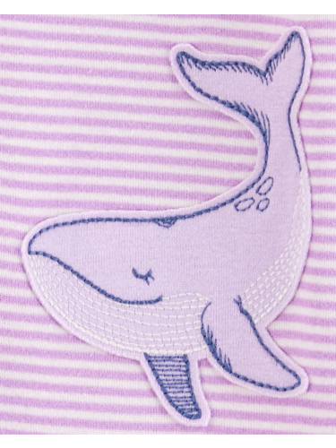 אוברול ארוך ללא רגלית פסים לויתן