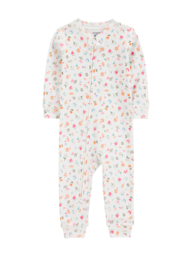 אוברול ארוך ללא רגלית פרחים