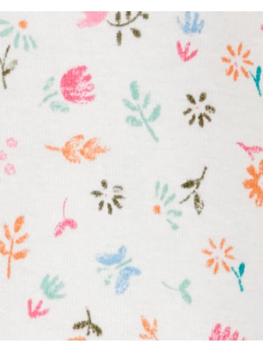 אוברול ארוך ללא רגלית פרחים