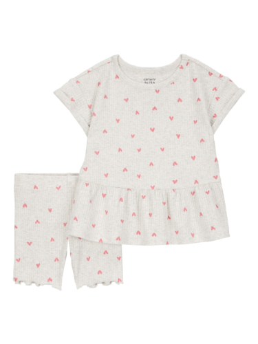 חליפת 2 חלקים מלאנג' לבבות