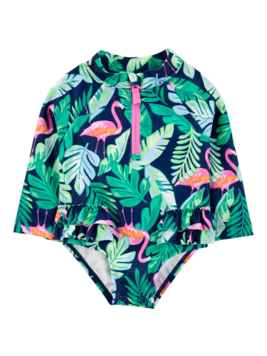 בגד ים שלם שרוול ארוך פלמינגו