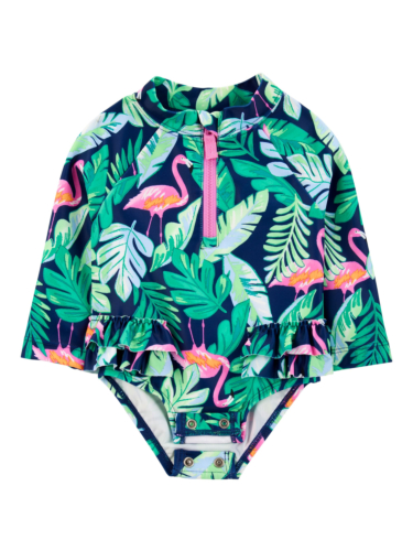 בגד ים שלם שרוול ארוך פלמינגו