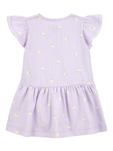 שמלת סריג לימונים סגולה