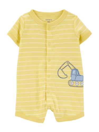 אוברול צהוב קצר בניה