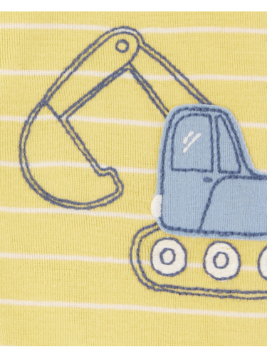 אוברול צהוב קצר בניה