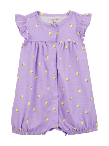 אוברול סגול קצר לימונים