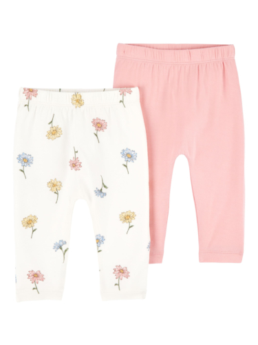 זוג מכנסיים ויסקו אלסטן פרחים