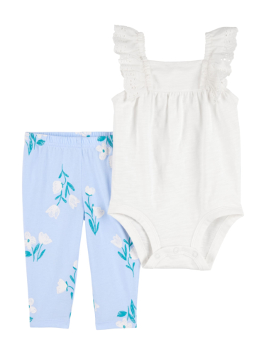 סט 2 חלקים פרחים