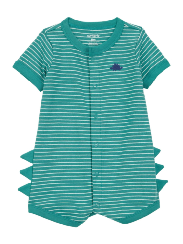 אוברול ירוק קצר דינוזאור