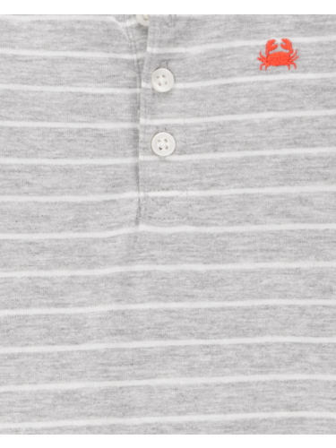 סט 2 חלקים פסים קצר