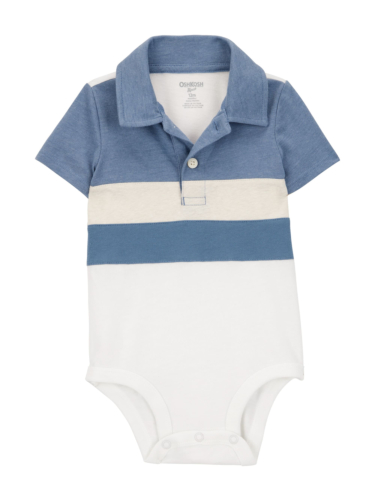 בגד גוף פולו קולור בלוק