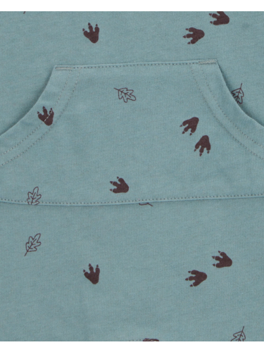 זוג אוברלים קצרים דינו פסים