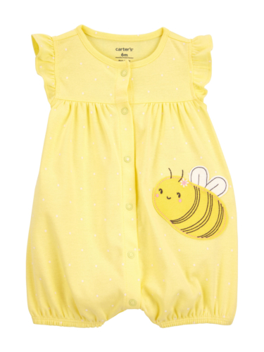 אוברול צהוב קצר דבורה