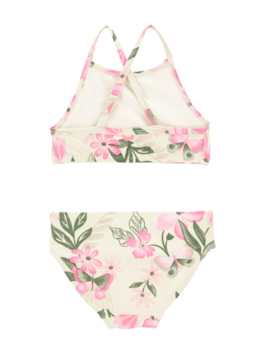 בגד ים 3 חלקים פרחים