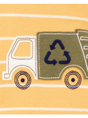 אוברול ארוך כתום פסים משאית