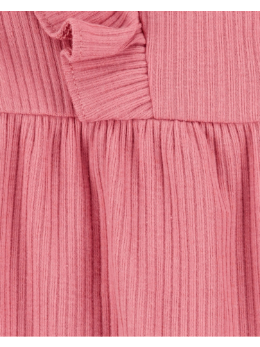 סט אוברול וסרט ראש ורוד