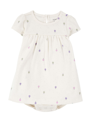 מארז שמלה וקרדיגן כדור פורח