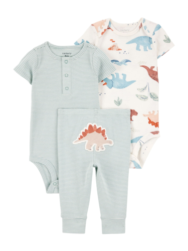 זוג בגדי גוף ומכנס  דינוזאורים