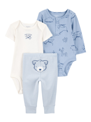 זוג בגדי גוף ומכנס דובון