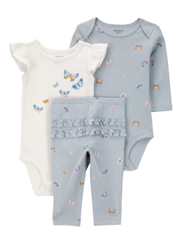 זוג בגדי גוף ומכנס פרפרים