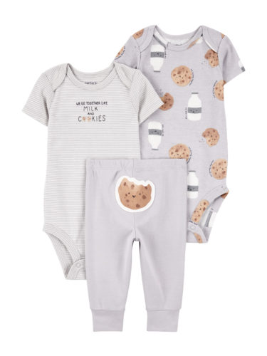 זוג בגדי גוף ומכנס עוגייה