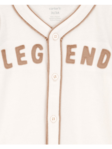 חולצת קולג' פסים חומים