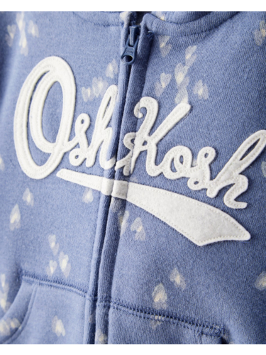 קרדיגן לבבות לוגו OSHKOSH