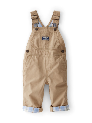 אוברול ג'ינס בד קנווס חאקי