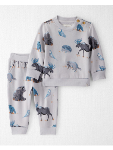 חליפת 2 חלקים פליז כותנה אורגנית