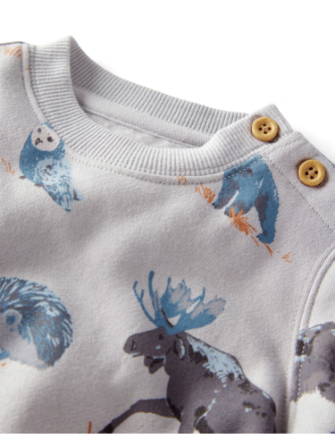 חליפת 2 חלקים פליז כותנה אורגנית