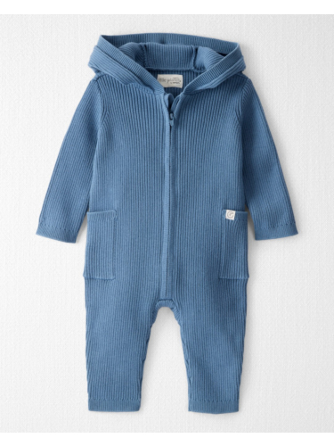 אוברול קפוצ'ון סרוג כותנה אורגנית