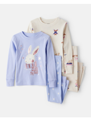 מארז פיג'מת 4 חלקים ארנבונים