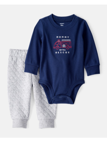 חליפת 2 חלקים כבאית מכנס קווילט